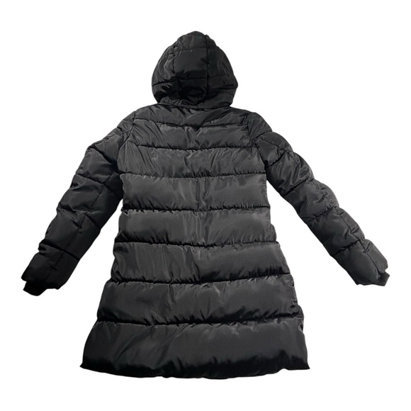 Arctic Squad Kids Puffer Jacket – Size 12 – Black with Faux Fur Hood pre-loved - Picture 2 of 12
